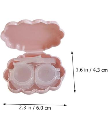 HOMSFOU Cloud Care Box Contact Lens Case Suite - Travel-Friendly Plastic Set for Fresh Safe Lens Storage - Buy Online on GoSupps.com