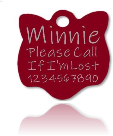 MHS Cat ID Tag Cat Collar with Bell Cat Tags for Pets Engraved ID Tag Personalised Cat Name Tags Customised Cat ID Tags (Red Tag + Red Collar) - Buy Online on GoSupps.com