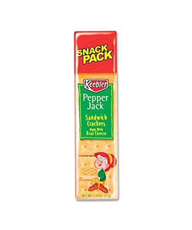 Keebler Snack Pack Sandwich Crackers Pepper Jack - 12-Pack - Buy Online on GoSupps.com