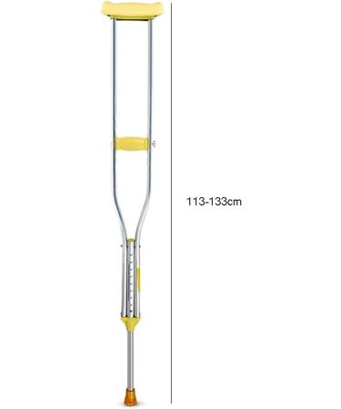 Crutches for Adults Underarm Portable Aluminum Alloy Adjustable Telescopic Underarm Crutches AntiSkid Walking Stick-A Pair Great for Travel or Work Selfless dedication - Buy Online on GoSupps.com
