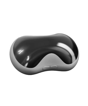 Black Throat Anti Snoring Device Snoring Detection by Impulse Sense Pulse Technology 6 Gear Intensity Adjustable Compact Portable for Quiet Sleeping