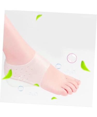 FOMIYES Feet Increased Protection Shoe Sleeves - Trip Heels Insert for Men | White Lifting Inserts | Size 4 | Prevent Heel Pain - Buy Online on GoSupps.com