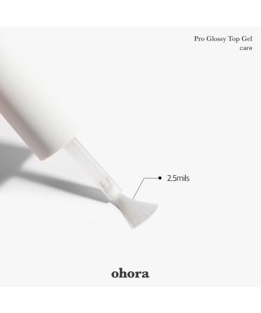 ohora Pro Glossy Top Gel - High Gloss Nail Enhancer for Professional Salon-Quality Care - 10ml - Buy Online on GoSupps.com