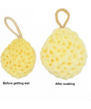 Soft Bath Sponge Exfoliating Shower Sponge - Double Sided Body Cleaning Accessories for Men & Women - Green 3 Pack - Buy Online on GoSupps.com