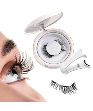 tozaas Giani Magnetic Lashes Giani Magnetic Lashes Kit Magnetic Lashes Natural Magnetic Eyelashes With Applicator Magnetic Eyelashes Without Eyeliner Magnetic Lashes With Clamp (Natural)