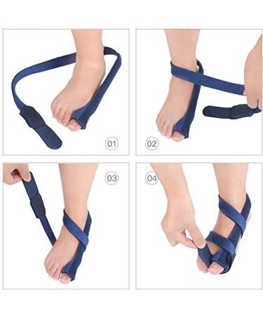 Toe Correction Belt for Valgus Aid Surgery | Big Toe Separator for Day & Night Pain Relief - Buy Online on GoSupps.com