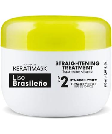 Be Natural Brazilian Keratimask Straightening Kit - Long Lasting Professional Results - 1 Count - Buy Online on GoSupps.com