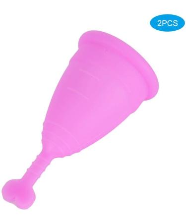 Buy Reusable Silicone Menstrual Cup - 2 Pieces Purple | Women's Hygiene Accessories - Buy Online on GoSupps.com