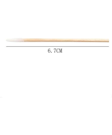 TOSSPER 100 Cotton Swabs - Eco-Friendly Wooden Stick Cleaning Swabs for Home & Travel - Buy Online on GoSupps.com