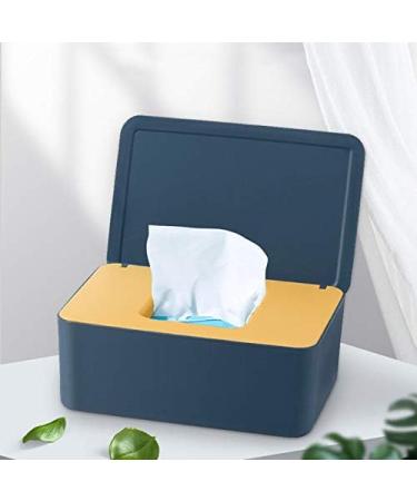 QKFON Storage Box for Wet Wipes - Versatile Napkin Holder for Home & Office - Stylish Pink White Design - Buy Online on GoSupps.com