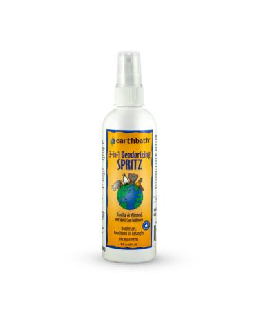 Earthbath 3-in-1 Spritz, Dog & Puppy Deodorizing Spray  Detangles, Deodorizes & Conditions, Made in USA  Vanilla & Almond, 8 oz