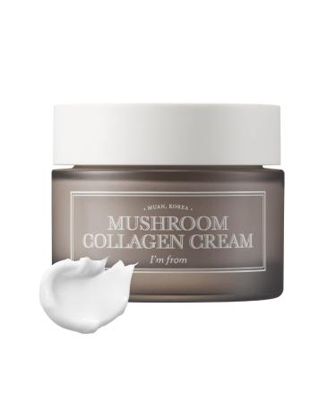 I m from  Mushroom Collagen Cream 1.69 Fl Oz  Vegan  Collagens  Skin Firming Cream for Face  Anti Wrinkles  All Natural Organic Face Moisturizer