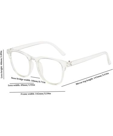 Blue Light Blocking Glasses Lightweight Blue Screen Glasses Anti Glare Glasses Computer Gaming Glasses for Women Men Clear - Buy Online on GoSupps.com