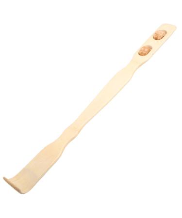 1pcs wood body roller stick backscrat durable bamboo massager back scratcher self -massage device roller for lymph fluid