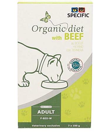 Specific Specific Feline Adult F-Bio-W Organic Beef Box 7 x 100 g 700 g