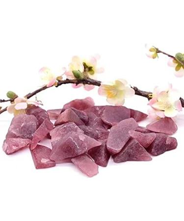300g Natural raw Polished Strawberry Quartz Crystal Stones Natural Luster - Buy Online on GoSupps.com