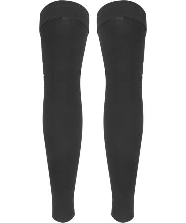 Jaxenor Compression Stockings - Elastic Long Stockings for Edema Relief & Pressure Support - Black - Buy Online on GoSupps.com