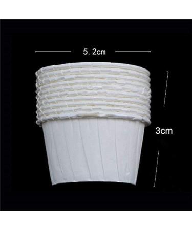 100 Pcs Papier Tasse Nez Cheveux Visage Pilation Une la Cire Haricot Conteneur Gateau Papier Plateau Bocal en Papier Cire Une Faire Fondre la Cr Me Glac E Organisateur - Buy Online on GoSupps.com
