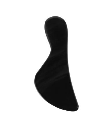 Healeeved 3-part Guasha tip So black and nitrile for the board muscles including massage natural bonus carrier plate health scraper blackx3st 11x4.2cmx3pcs