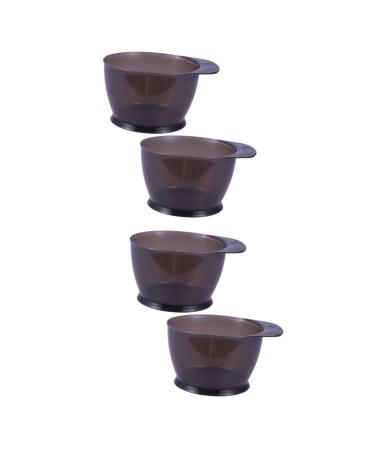 Frcolor 4 piece of tool container for colored coats for hairdressers coloring cream bowl hairdresser color shells colored of shells dye dye hair color adjust large bowl 15.5*10.4cmx2pcs such as shown