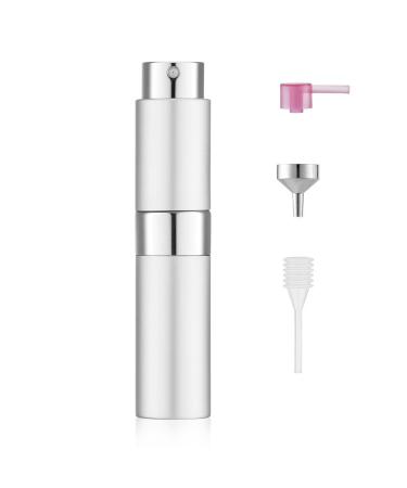 TOUREAL 8ML aluminum perfume atomizer replenished empty travel perfume dust for women and men travel catering bottle for on the go (silver) - Buy Online on GoSupps.com