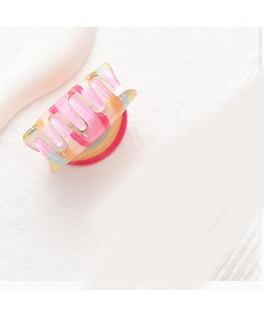 xbiez Fruit and Vegetable Hair Claw Clip for Women Styling Hairpin Thick Hair Thin Hair Hair Accessories Small Headpiece Gift Big rainbow - Buy Online on GoSupps.com