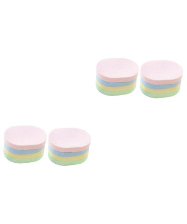 FRCOLOR 16 Pcs Powder Puff Face Cleaners Body Loofah Natural Loofa Womens Glove Bath Scrubber for Body Make up Remover Facial Cleaning Pads Spa Gloves Sponge Makeup Remover Facial