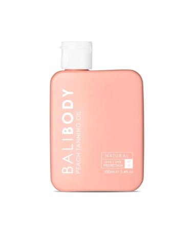 BALI BODY Peach Tanning Oil SPF6 | Enriched with peach extract and coconut oil to help you achieve a deep sun tan while hydrating and repairing your skin | 100ml/3.4fl oz | 100% Australian Made & Vegan