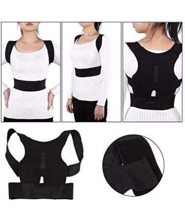 Adjustable Back Brace Posture Corrector Back Spine Support Brace Belt Shoulder Lumbar Correction Bandage Corset for Men Women vision - Buy Online on GoSupps.com