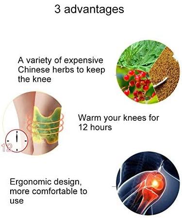 SONEW 12-Piece Pain Relief Patch - Moxibustion Knee Stickers for Neck Shoulder Waist & Leg Pain Relief - Portable & Effective Solution - Buy Online on GoSupps.com