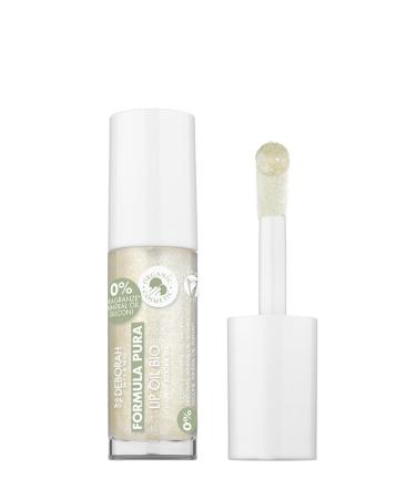 DEBORAH Deborah Milano Pure Formula Organic Lip Oil No. 01 Pearly Organic Lip Oil Moisturizes Nourishes and Protects Lips with Jojoba Oil - 7ml