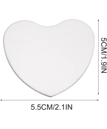 Vicasky 2 Sets Ring Palette & Makeup Spatula - Stainless Steel Heart Makeup Plate & Nail Art Tablet for Precision Drawing - Buy Online on GoSupps.com