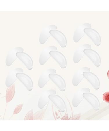 FARUTA 10 Pairs Silicone Eyeglass Nose Pads | Sticky D Shape Adhesive Grips for Spectacles & Sunglasses - Lift & Raiser Pads for Comfort - Buy Online on GoSupps.com