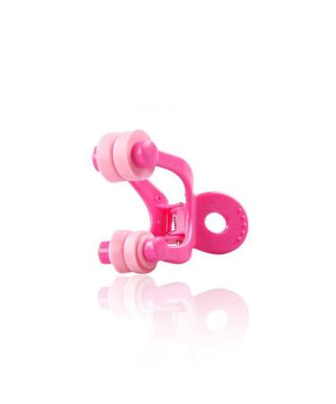 Angoily Nose Straightening Clip Nose Bridge Slimming Nose Clip Nose Shaping Tool Blow Dryer Stand Hands Double-effect Tool Cow Ears Headband Pink Double Effect Straight Clip