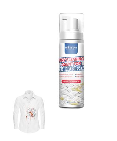 gaomin 200ml Dry Stain Remover for Clothes Dry Stain Remover Cleaning Fluid Agent for Laundry | At Home Spot Stain Remover for Food Drink Oil Stains