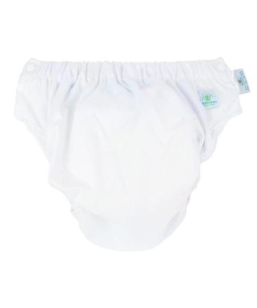 Bl mchen - Children's & Adult Cloth Diaper (Incontinence Briefs with Snap Fasteners) - White Size L (Adults) | Waist Size 95-140 cm