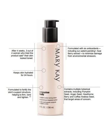Mary Kay TimeWise Body Targeted-Action Toning Lotion - Firm and Tone Skin - 8oz - Buy Online on GoSupps.com