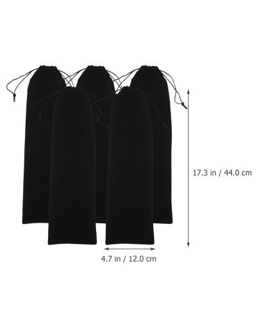 Zerodeko 5pcs Curling Iron Travel Case | Hair Tools Bag for Curling Irons & Straighteners | Electric Hot Comb & Flat Iron Holder | Sleek Black Design - Buy Online on GoSupps.com