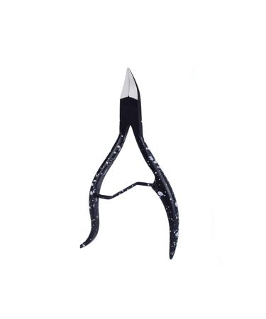 SJLS Black Toenail Ingrown Nail Art Cuticle Nipper Clipper Edge Cutter Manicure Scissor Plier Tool Pedicure Dead Skin Remover (Color : As Show)