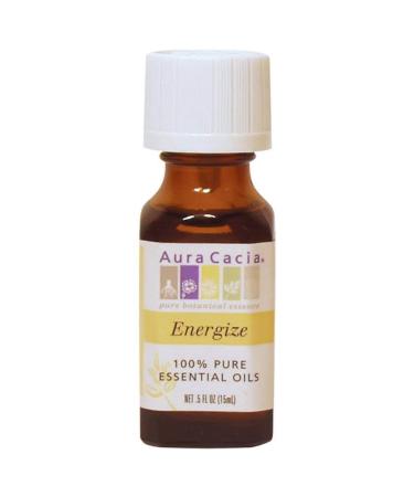 Aura Cacia Energize Essential Oil Blends 1/2 Oz. Bottle