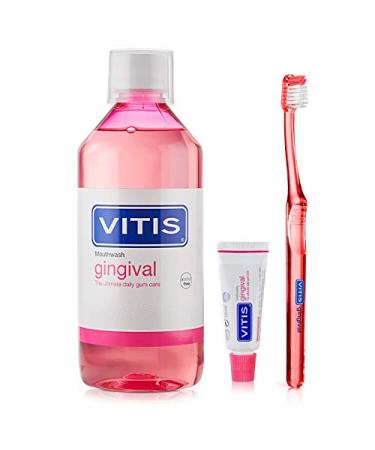 Vitis Vitis Gingival Plus Vitis Gingival Toothpaste 15 ml + 500 ml Gingival Toothbrush