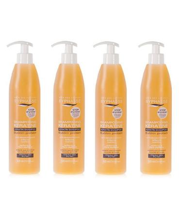 Byphasse Shampoo with liquid keratin 520 ml 4 pieces dry and dull hair 1 / Keratin: nourishing shampoo