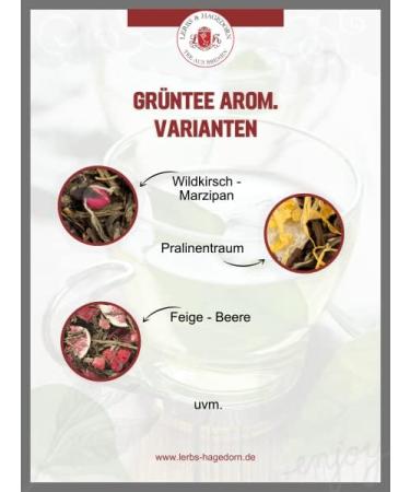  Lerbs & Hagedorn Iced cherry green tea blend (gin-thyme type) cherry juniper 1 kg - Buy Online on GoSupps.com