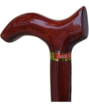Wooden Walking Stick Solid Cane Disabled& Elderly Lightweight Non- Slip Solid Wood Canes Men& Women Hiking Wood Walking Sticks Mountaineering Crutch Red Wine 88Cm - Buy Online on GoSupps.com