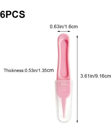 6 Pcs Baby Nose & Ear Tweezers - Safety Hygiene Toddler Care - Buy Online on GoSupps.com