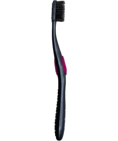Colgate 360 Charcoal Infused Toothbrush with Floss-Tip Bristles - Soft (Pack of 3, Colors Vary) - Buy Online on GoSupps.com