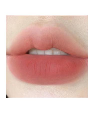 XUTCEKOUYR Velvet Mist Water Mist Lip Mud Soft Silky Matte Vegan White Non-Stick Lip Gloss Lip Glaze Lipstick (1 Tao Ni likes)