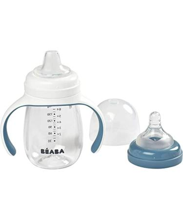 B ABA 2 in 1 Drinking Bottle/Learning Cup Children's Straw Cup 100% Leak-Proof Easy to Open Removable Handles Tritan an - Buy Online on GoSupps.com