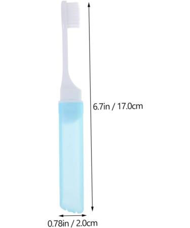 Buy Tovinanna 5-in-1 Collapsible Travel Toothbrush | Portable Mini Oral Care for Daily Use - Ideal for Travel - Buy Online on GoSupps.com