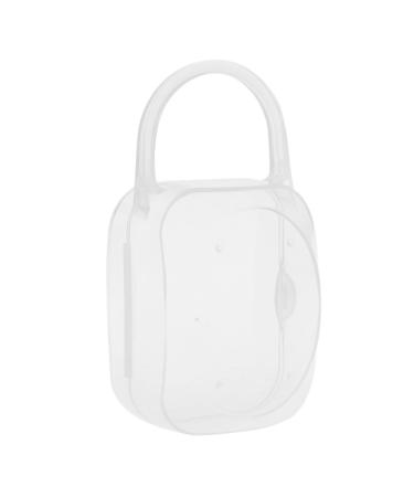 Baby Nipple Container Box Pacifier For Case Soother Cases Organizer Storage Portable Transparent Outdoor Pacifier Clips